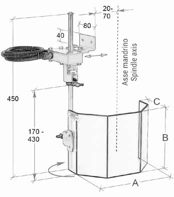 Beschermkap type BP maatvoering